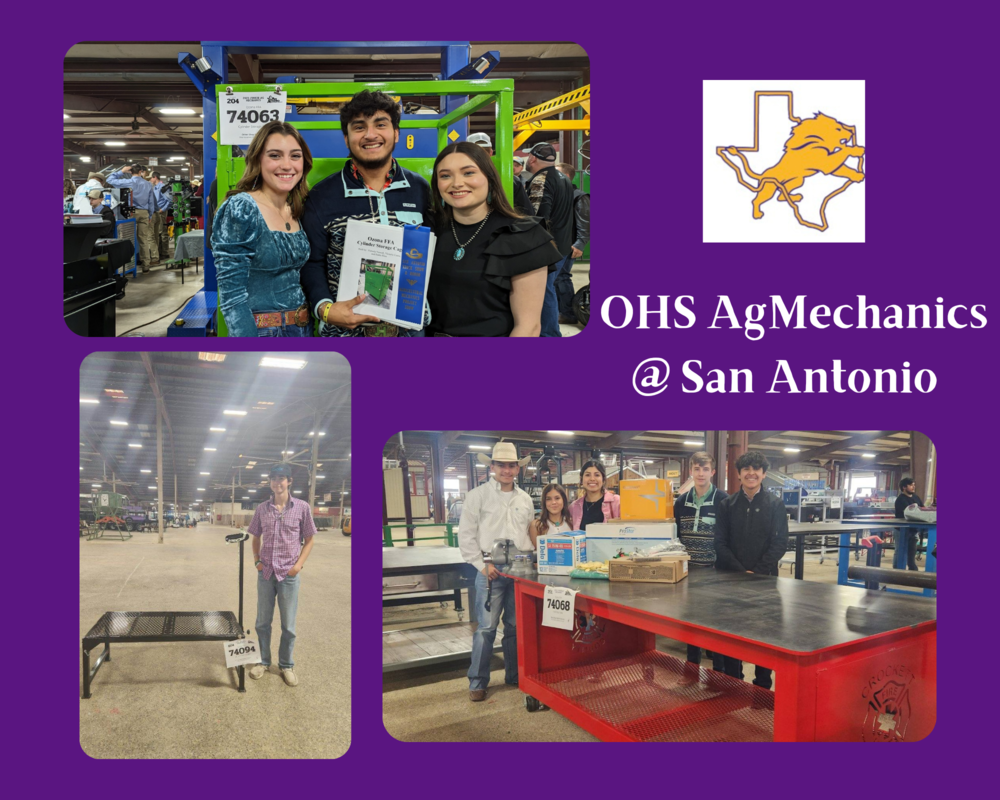 OHS Ag Mechanics Compete San Antonio Ozona Middle School