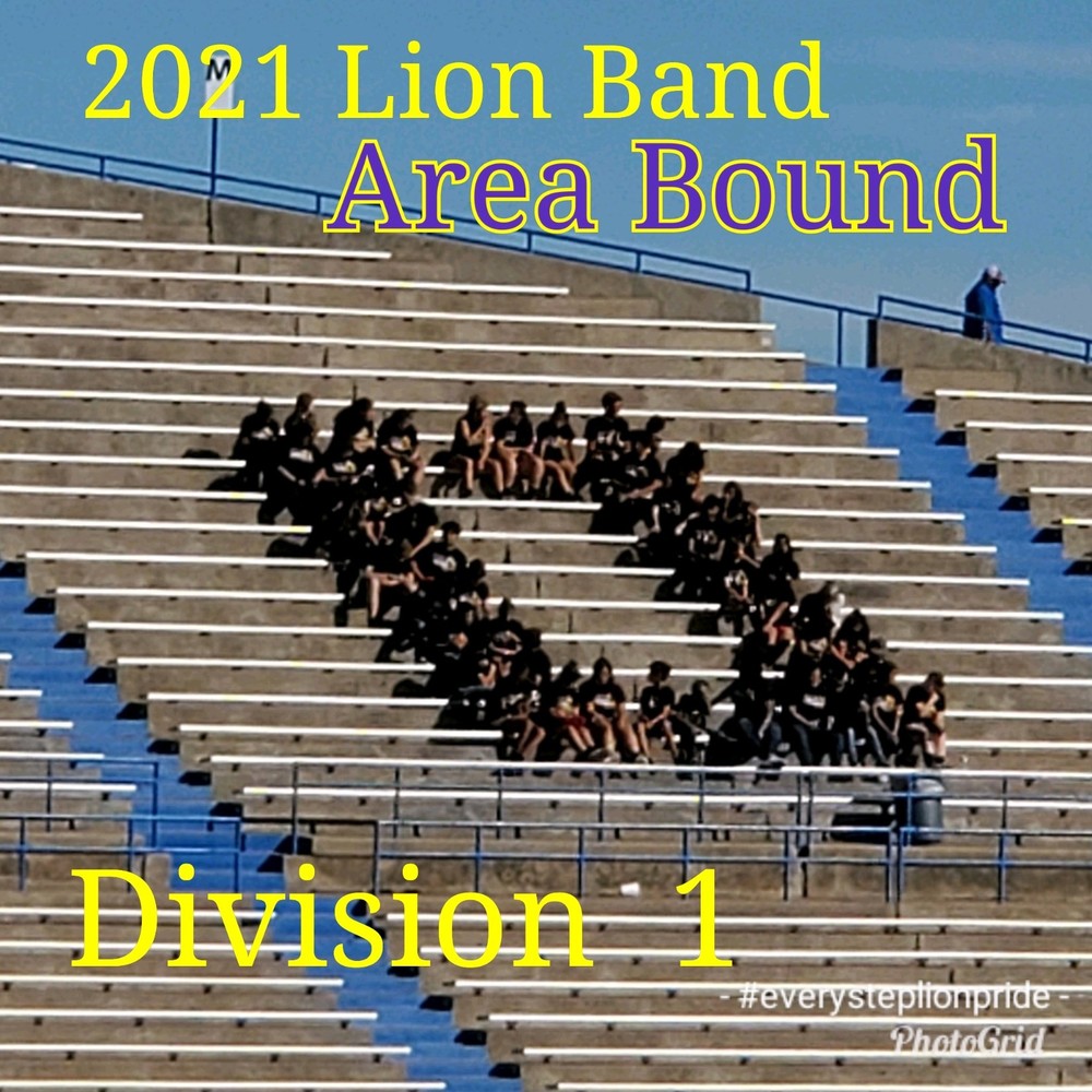Lion Band Advancing to Area Band Contest