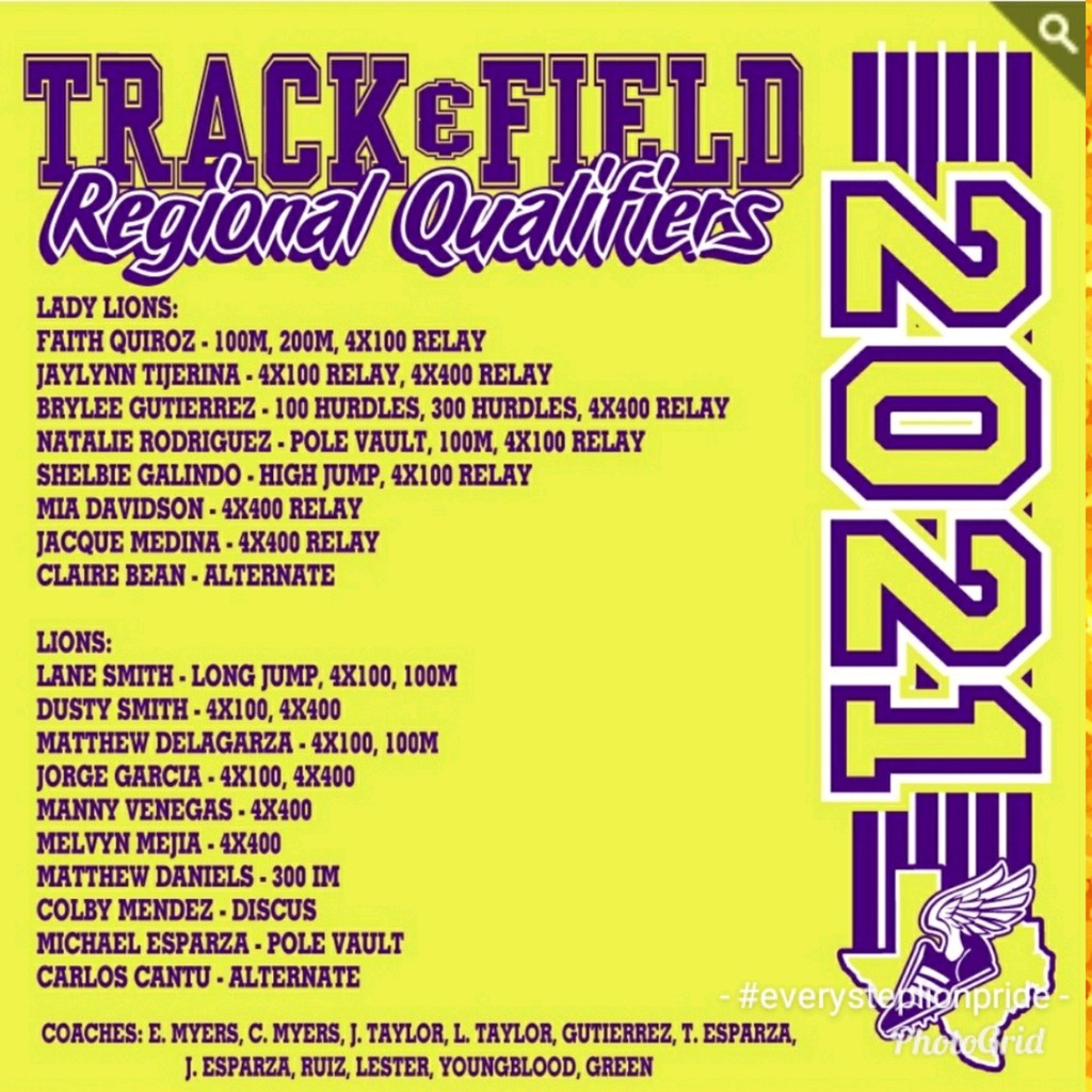 Regional Track Qualifiers